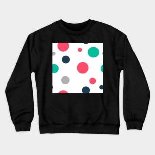 Modern dots hand draw colorful abstract seamless pattern Crewneck Sweatshirt